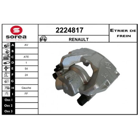 Étrier de frein EAI