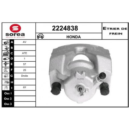Étrier de frein EAI