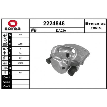 Étrier de frein EAI