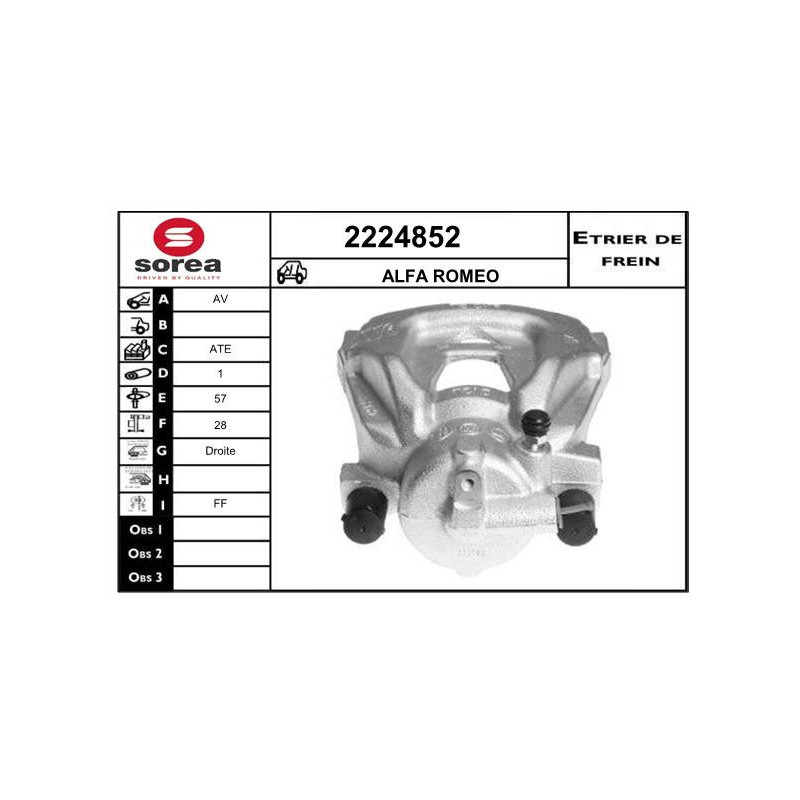 Étrier de frein EAI