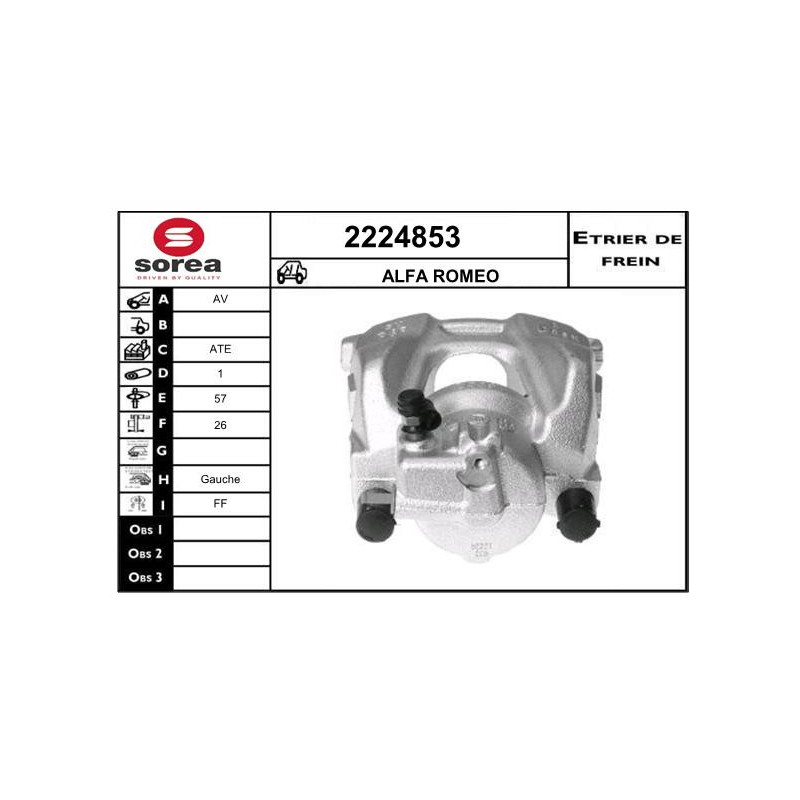 Étrier de frein EAI