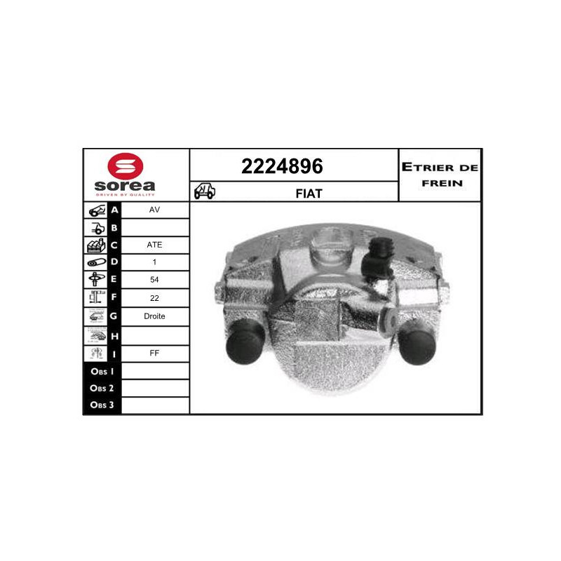 Étrier de frein EAI