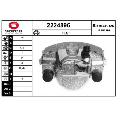 Étrier de frein EAI