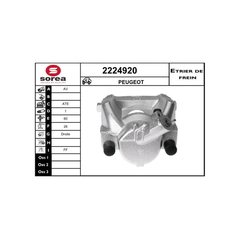 Étrier de frein EAI