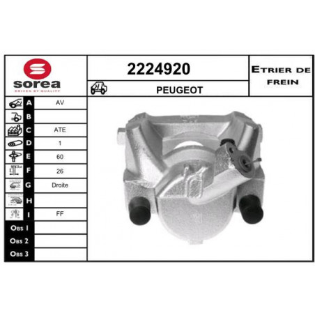 Étrier de frein EAI