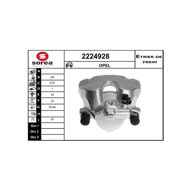 Étrier de frein EAI