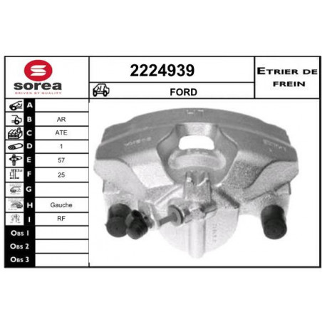 Étrier de frein EAI