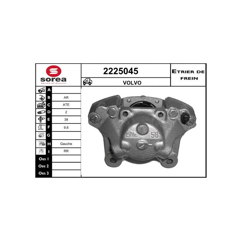 Étrier de frein EAI