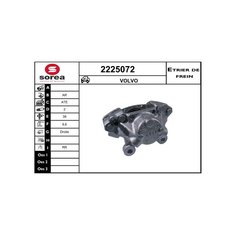 Étrier de frein EAI