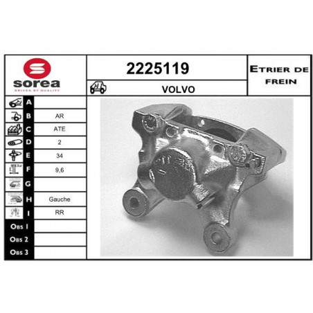 Étrier de frein EAI