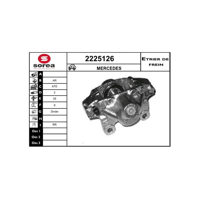 Étrier de frein EAI