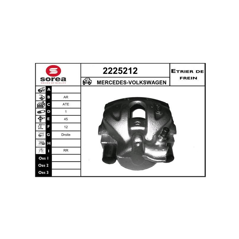 Étrier de frein EAI