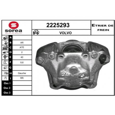 Étrier de frein EAI