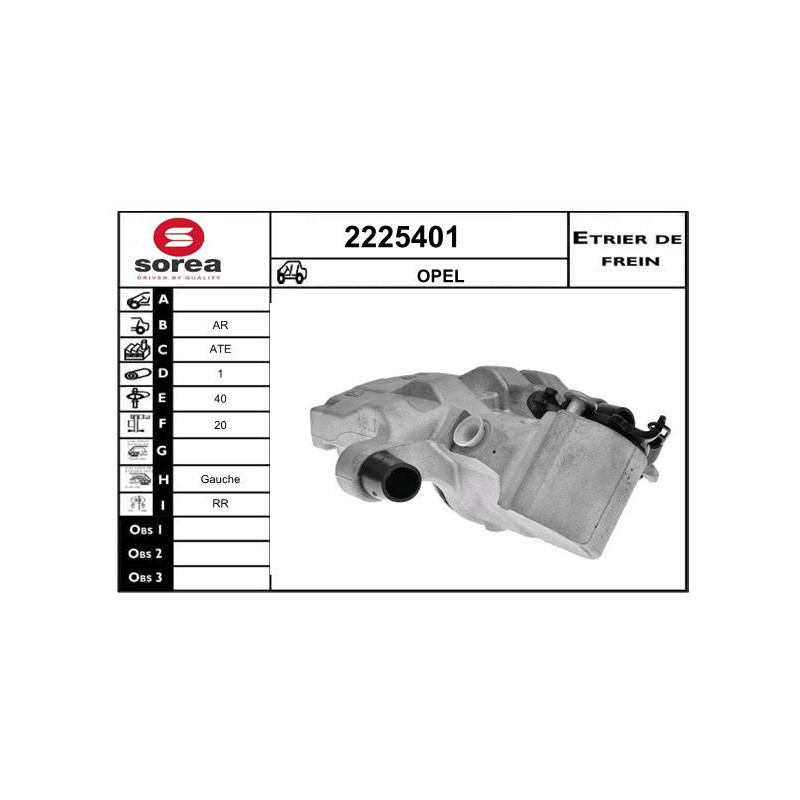 Étrier de frein EAI