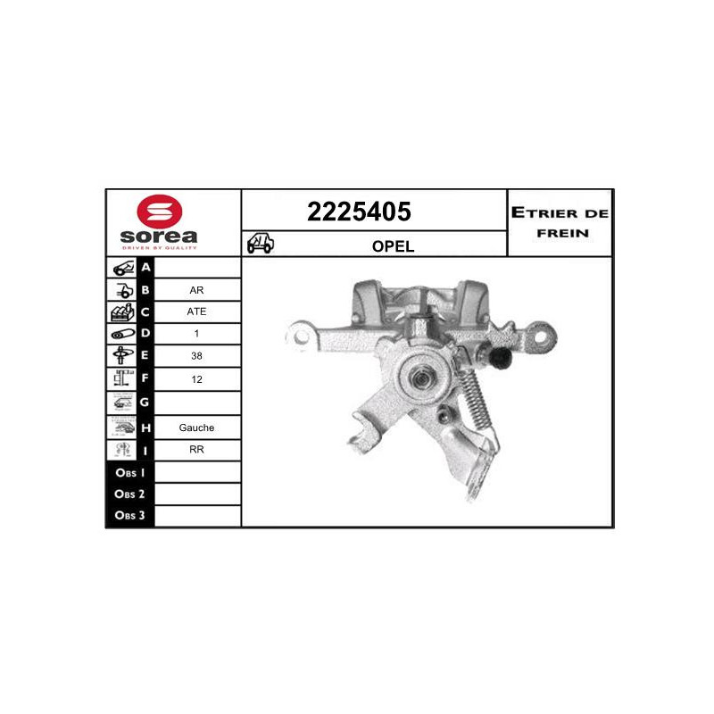 Étrier de frein EAI