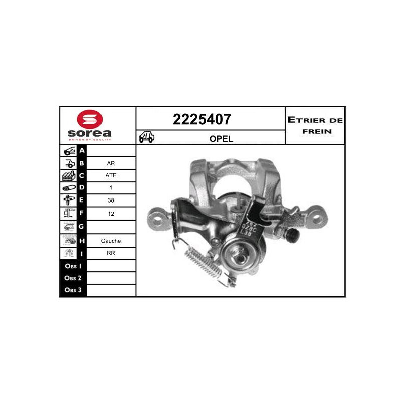 Étrier de frein EAI