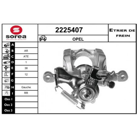 Étrier de frein EAI