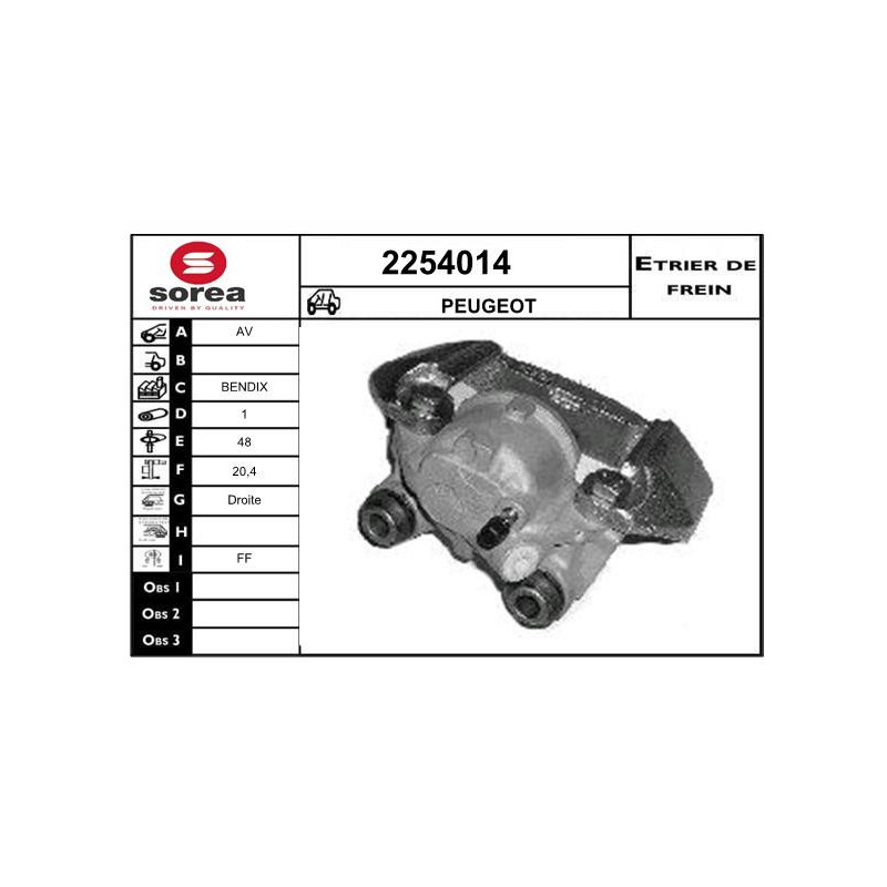 Étrier de frein EAI