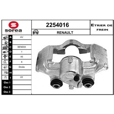 Étrier de frein EAI
