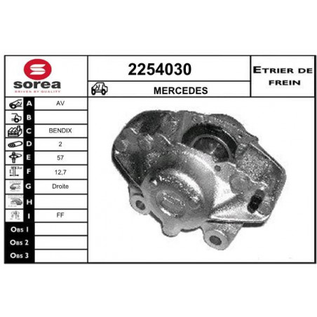 Étrier de frein EAI