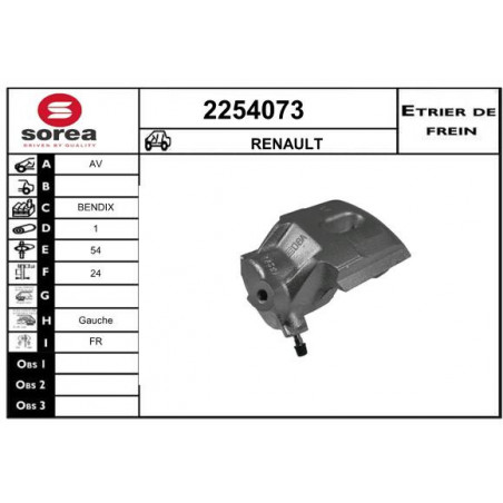 Étrier de frein EAI