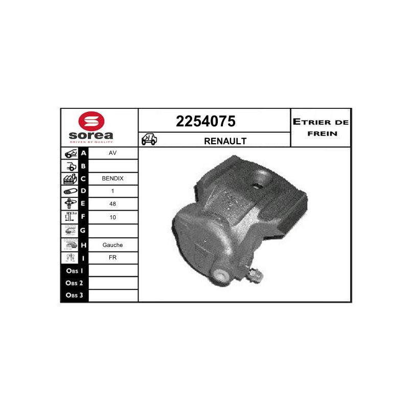 Étrier de frein EAI