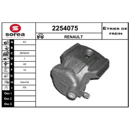 Étrier de frein EAI