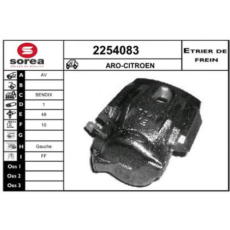 Étrier de frein EAI