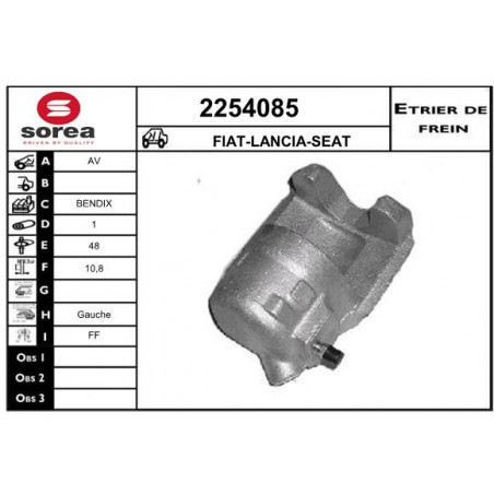 Étrier de frein EAI
