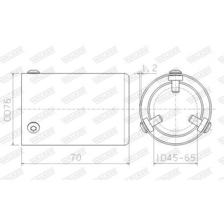 Déflecteur de tuyau de...