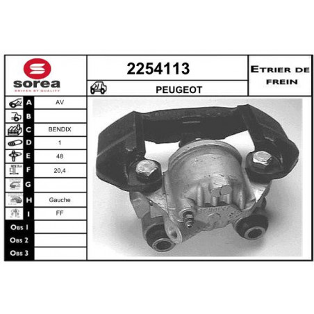 Étrier de frein EAI