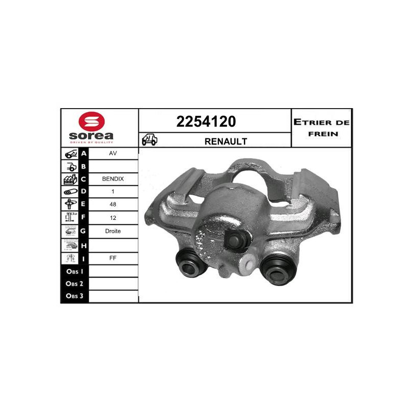 Étrier de frein EAI