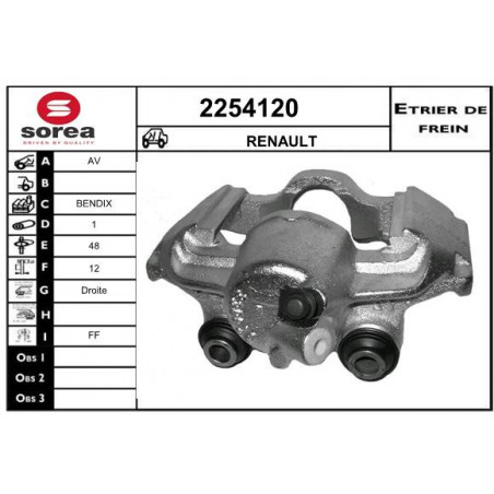 Étrier de frein EAI