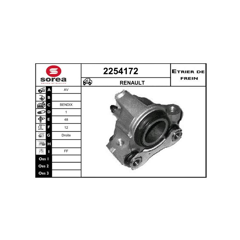 Étrier de frein EAI