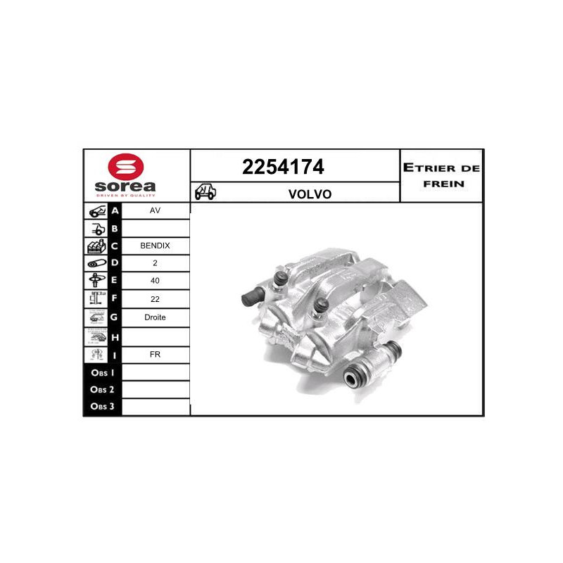 Étrier de frein EAI