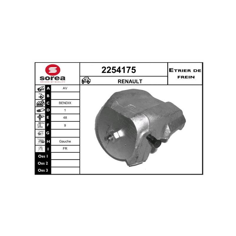 Étrier de frein EAI