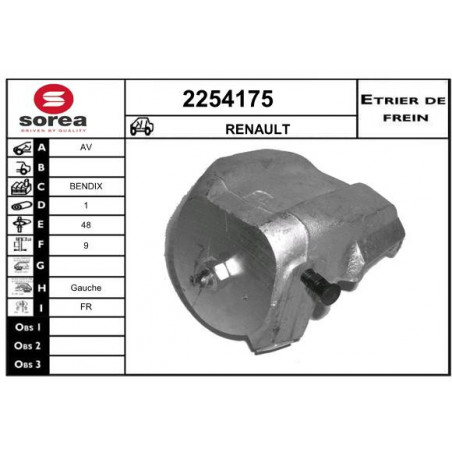 Étrier de frein EAI