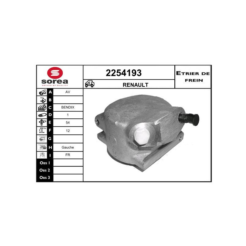 Étrier de frein EAI