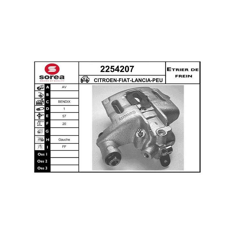 Étrier de frein EAI