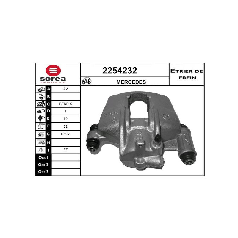 Étrier de frein EAI