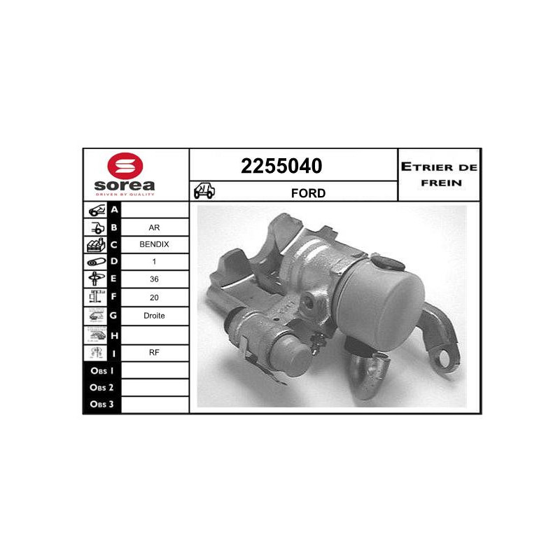 Étrier de frein EAI