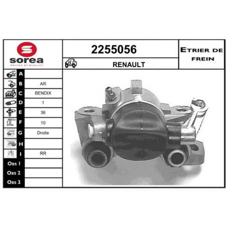 Étrier de frein EAI