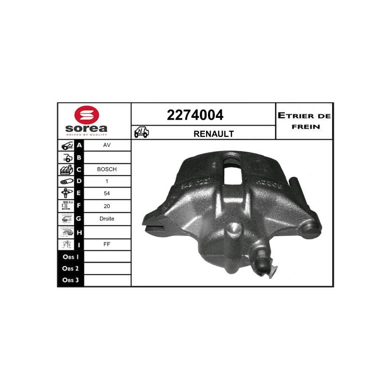 Étrier de frein EAI