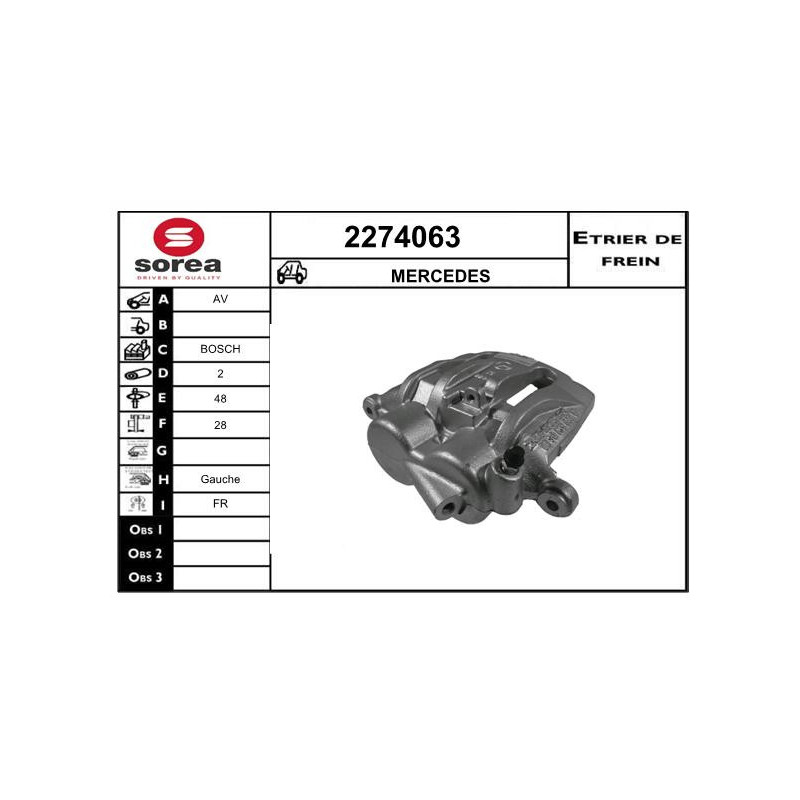 Étrier de frein EAI