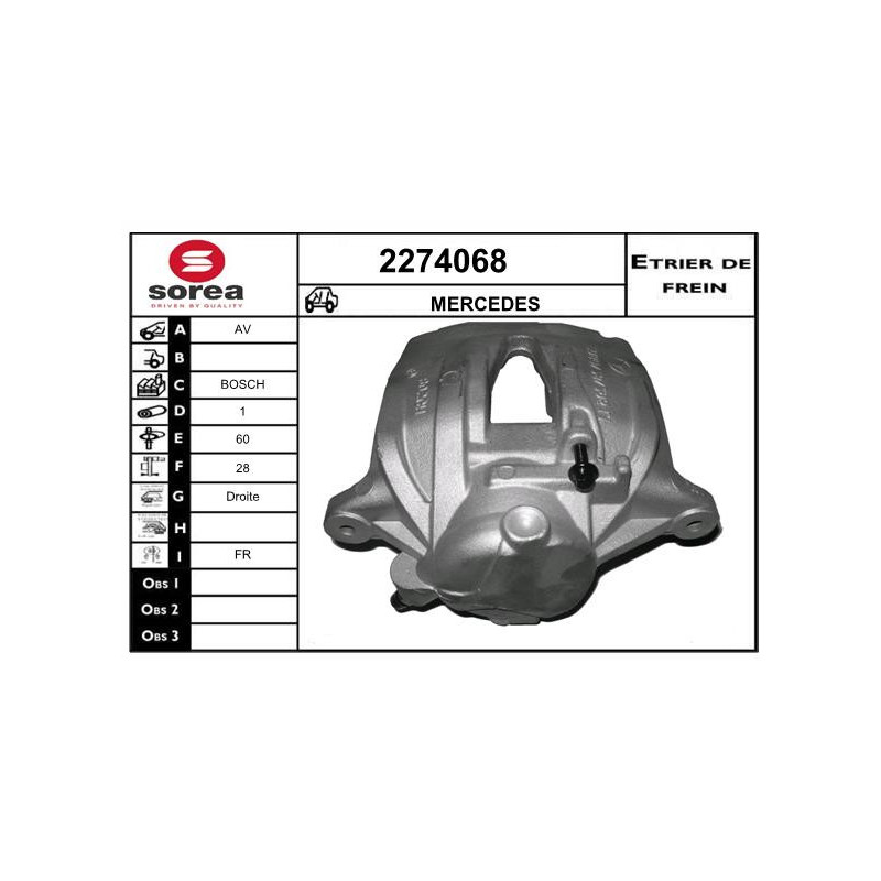 Étrier de frein EAI