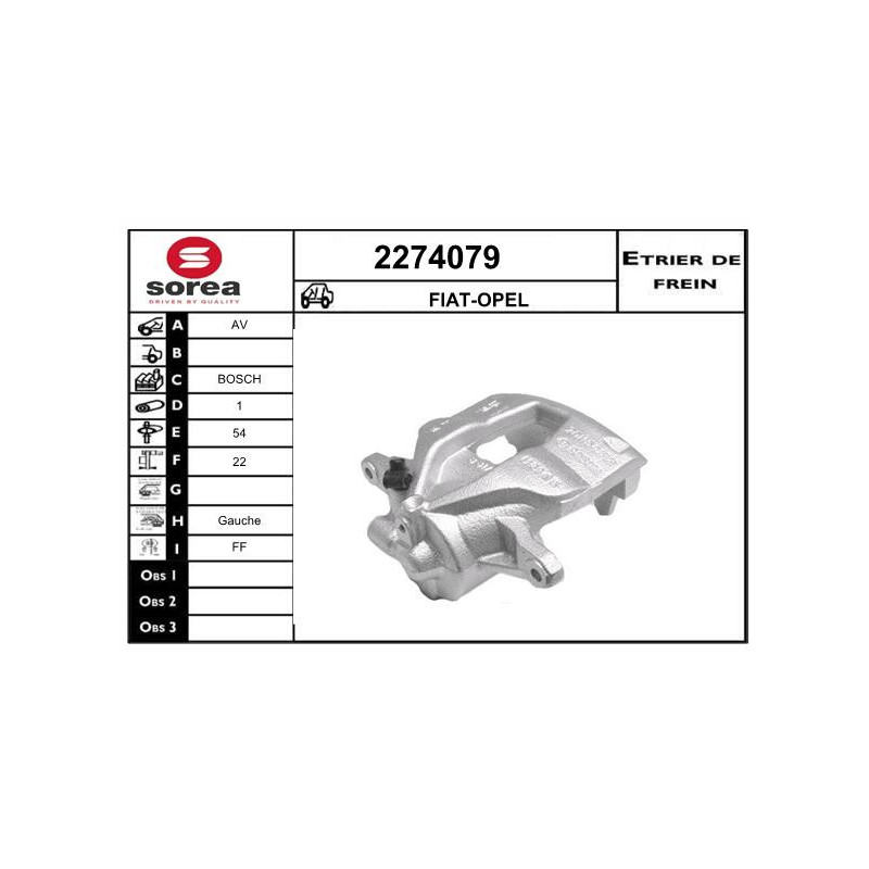 Étrier de frein EAI