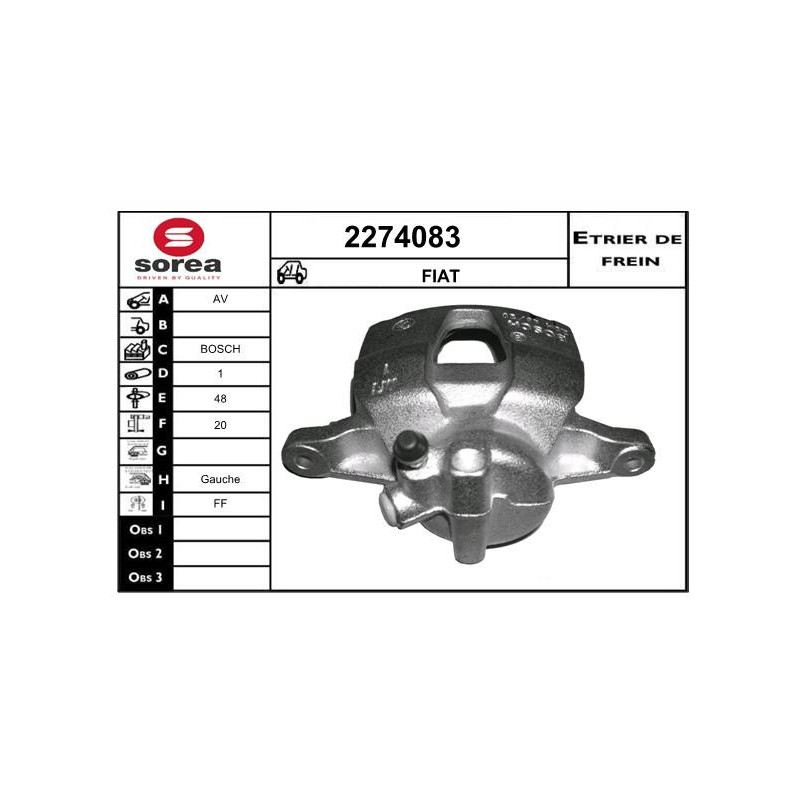 Étrier de frein EAI