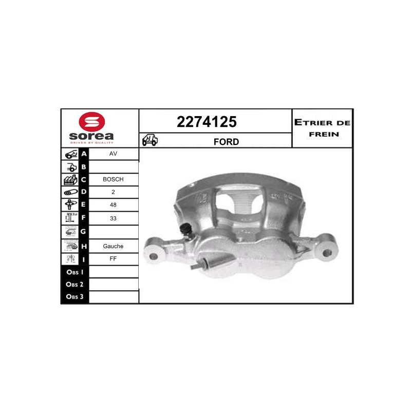 Étrier de frein EAI