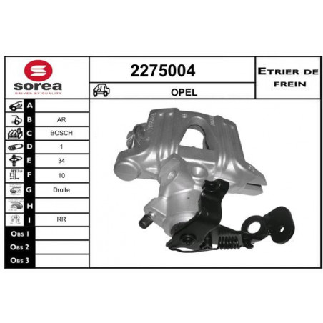 Étrier de frein EAI