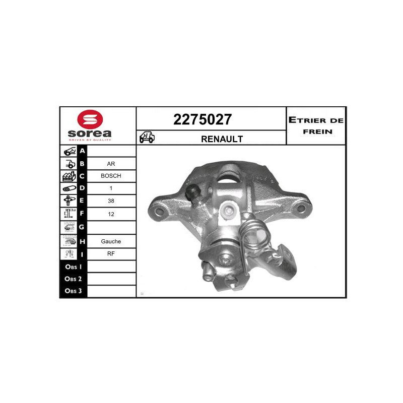 Étrier de frein EAI